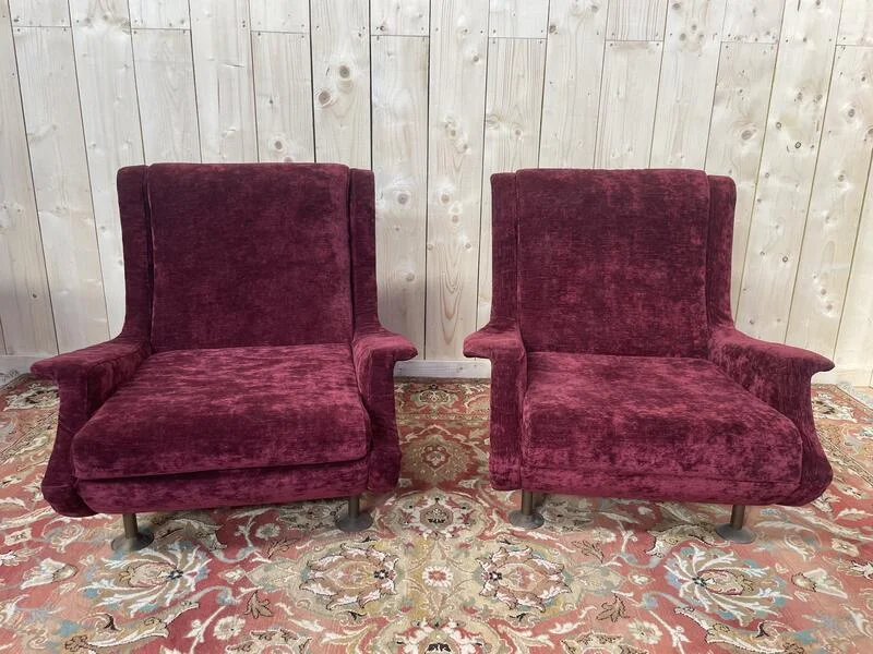 Pair of armchairs 1960 Arflex