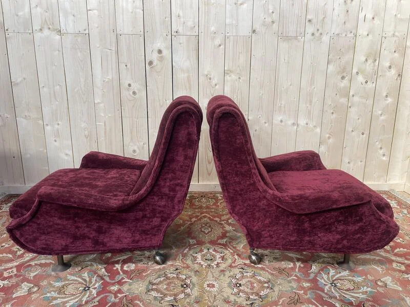 Pair of armchairs 1960 Arflex