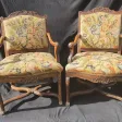 Paire de fauteuils régence, XVIII siècle.