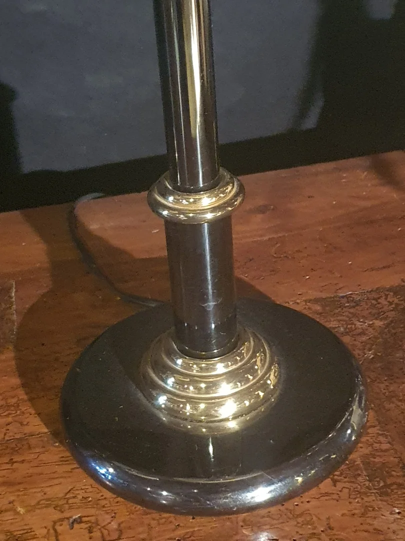 PAAR GILT BRONZE LAMPEN