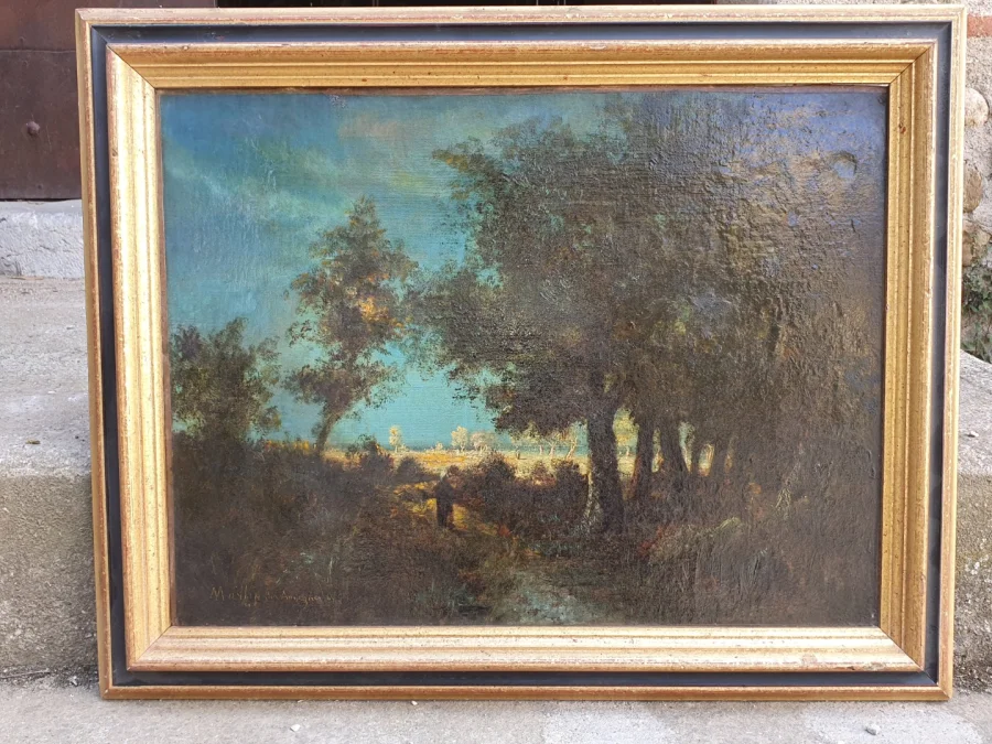 IMPRESSIONIST LANDSCAPE by MARTIN DES  AMOIGNES