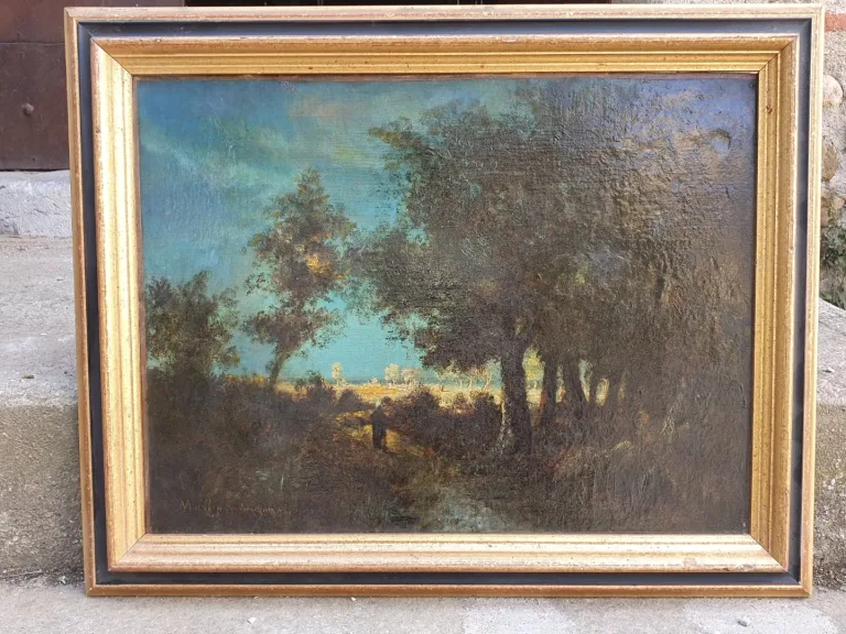 Martin des Amoignes,tableau paysage.
