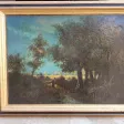 Martin des Amoignes,tableau paysage.