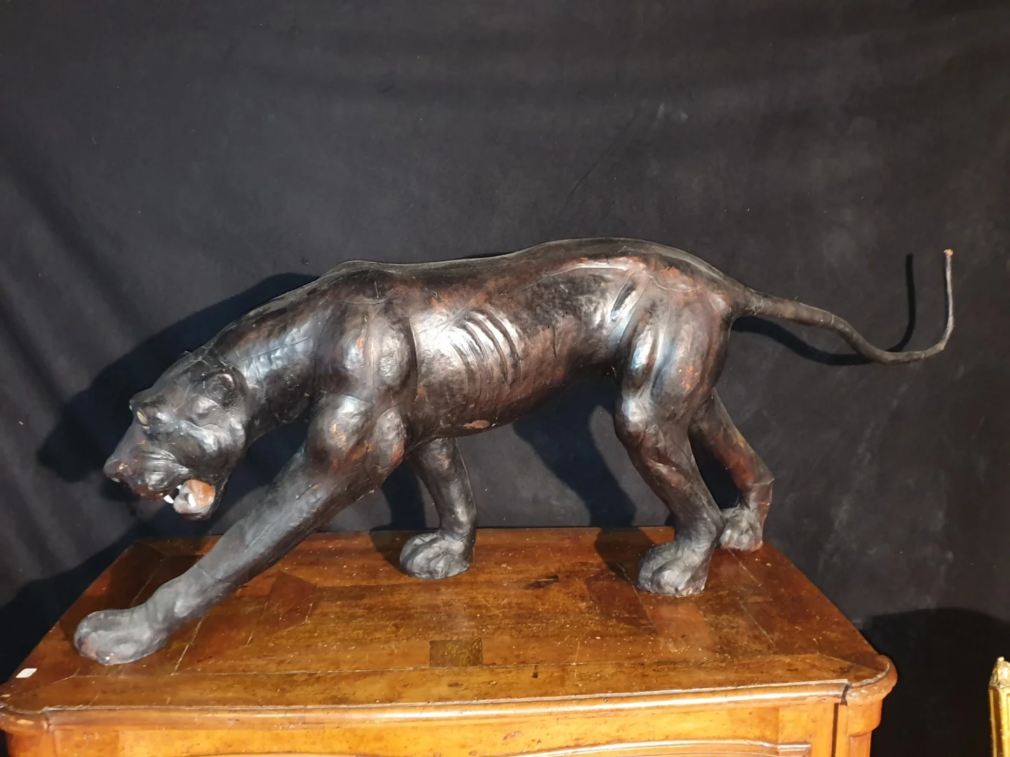 BLACK LEATHER PANTHER