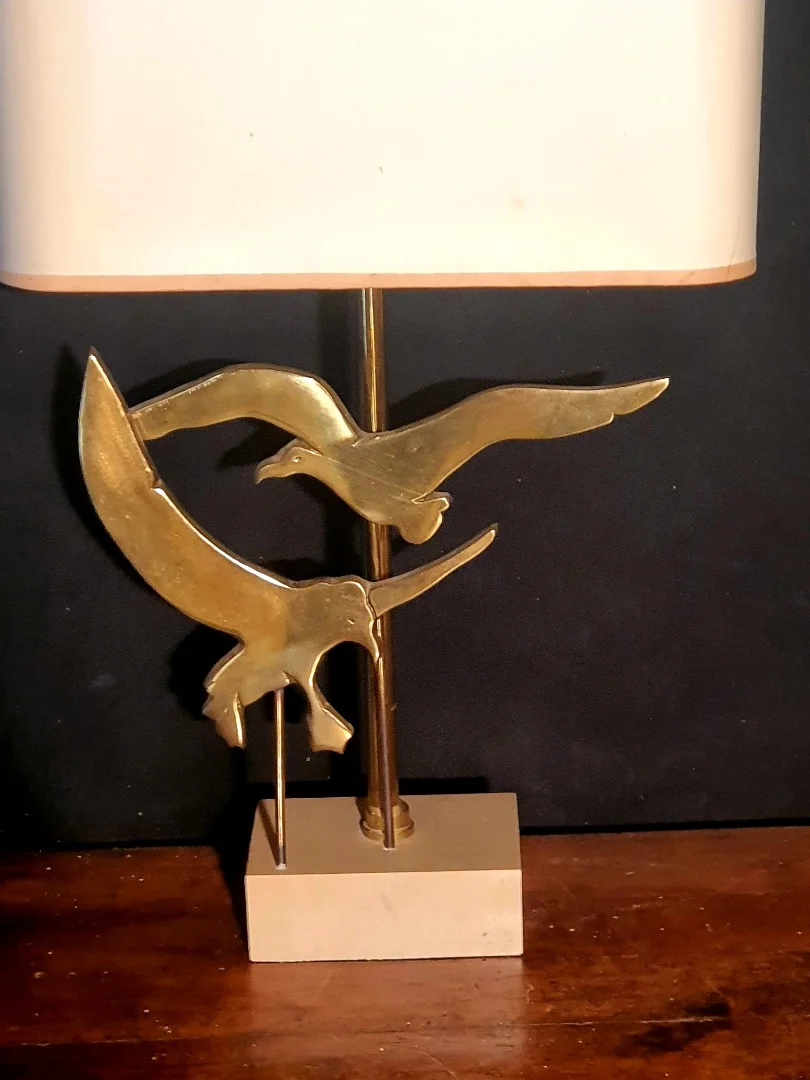 VERGULDE BRONZENLAMP