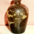 Vase Muller Frères Croix Mare,pâte de verre