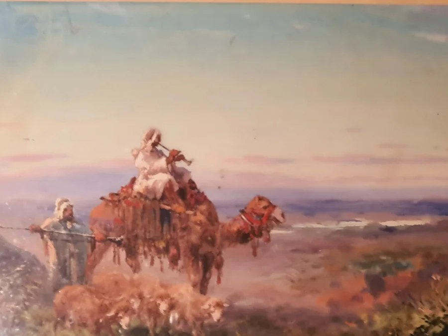 Tableau orientaliste Paul Pascal XIX siècle.