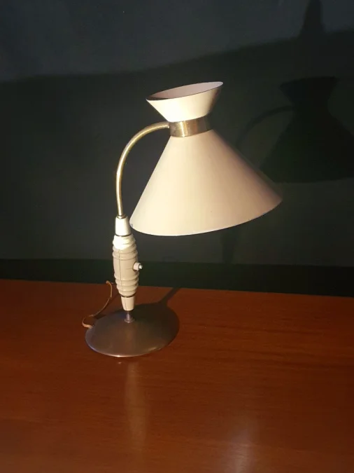 Lampe jumo, double cône.