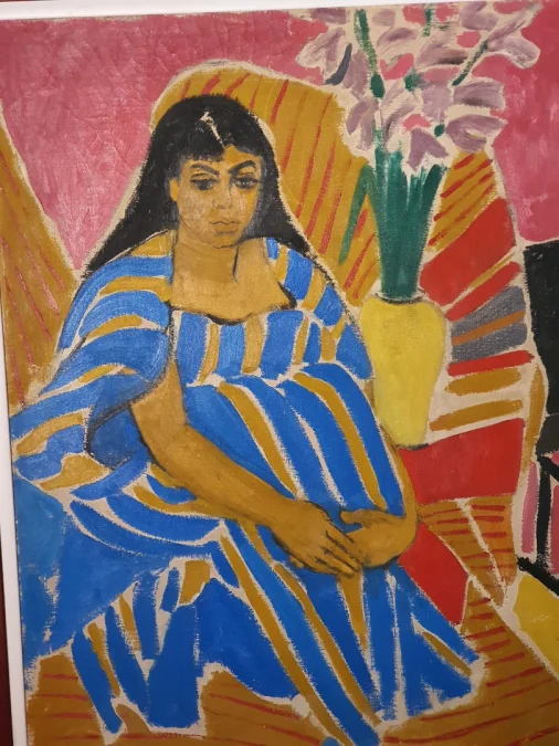 MATISSE SCHOOL PAINTING by HELENE BAUDROT