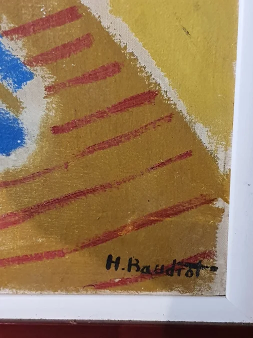 MATISSE SCHOOL PAINTING by HELENE BAUDROT