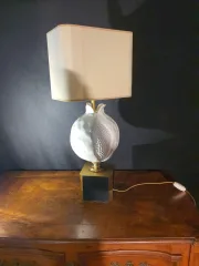 Lampe faïence, fruit,goût Maison Charles.