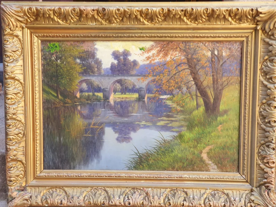 IMPRESSIONIST PAINTING by JOHANNES SON