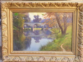 IMPRESSIONIST PAINTING by JOHANNES SON