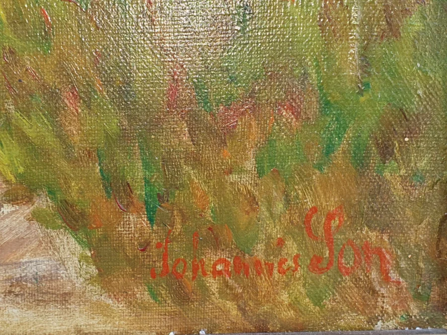 IMPRESSIONIST PAINTING by JOHANNES SON