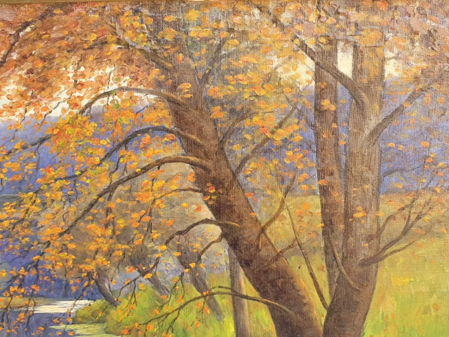 IMPRESSIONIST PAINTING by JOHANNES SON