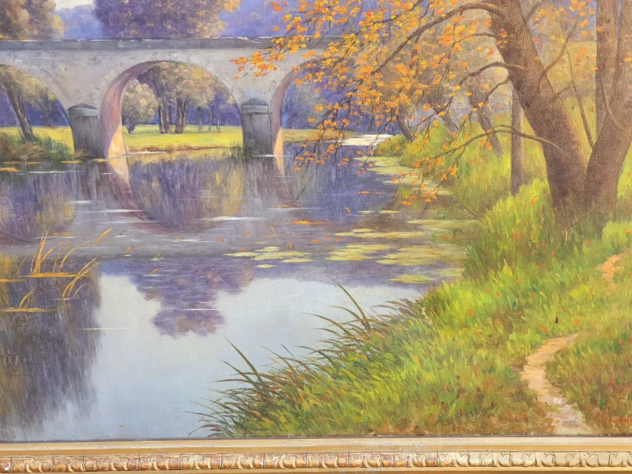 IMPRESSIONIST PAINTING by JOHANNES SON