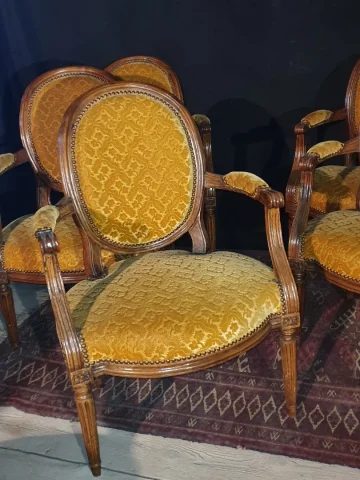 LOUIS XVI PERIOD ARMCHAIRS