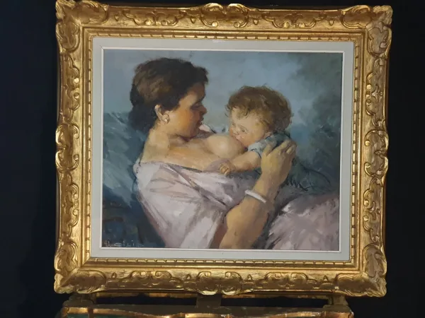 Tableau maternité Jean Gilis.