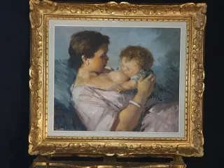 Tableau maternité Jean Gilis.