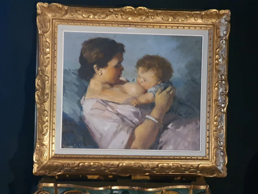 Tableau maternité Jean Gilis.