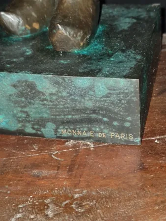 Statue bronze sans culotte, révolutionnaire.