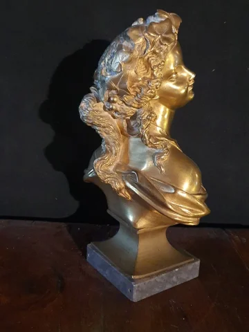 GILT BRONZE BUST