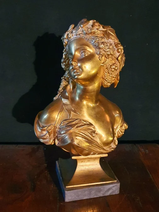GILT BRONZE BUST