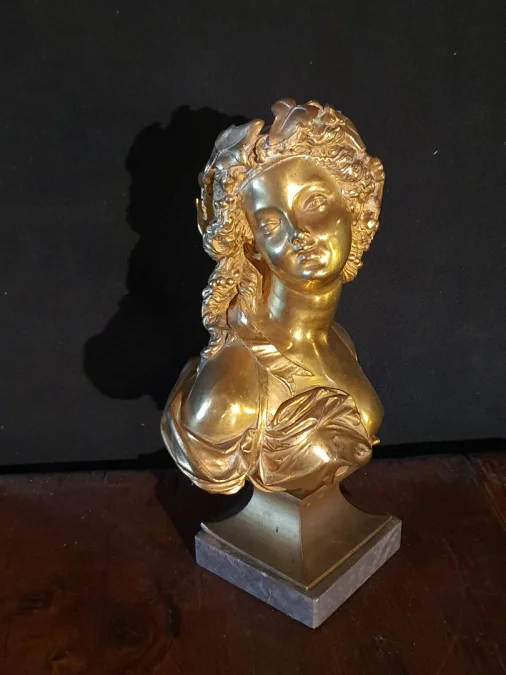 GILT BRONZE BUST