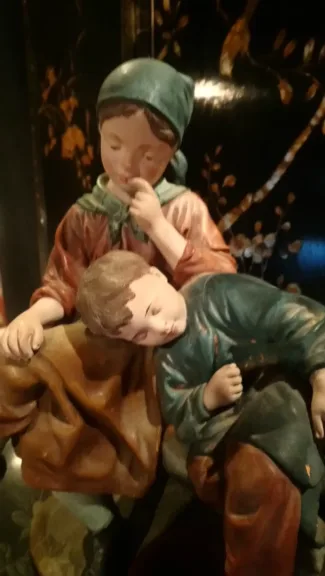 Sculpture terre cuite Joseph Le Guluche.