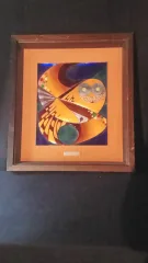 Tableau émail cubiste Négroni.