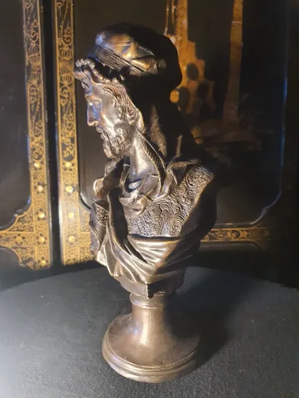 Buste bronze orientaliste.