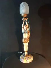 Lampe art déco danseuse goût Chiparus.