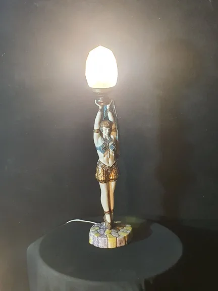 Lampe art déco danseuse goût Chiparus.