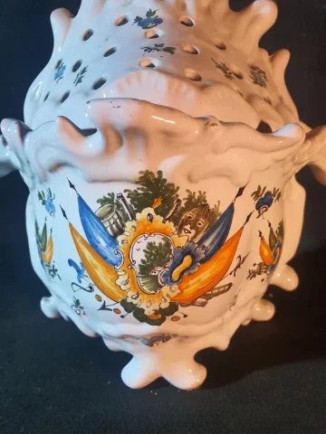 MOUSTIERS FAIENCE VASE