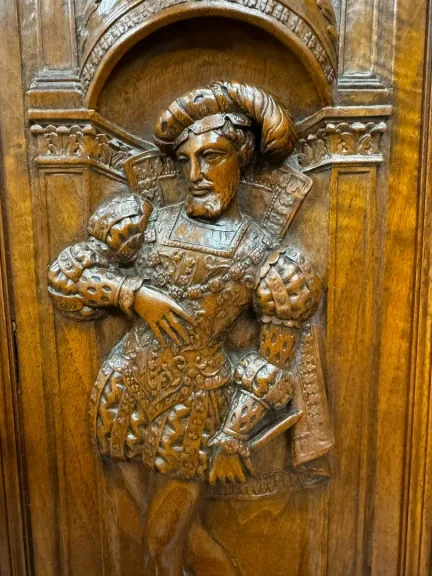 BUFFET DEUX CORPS SCULPTE RENAISSANCE
