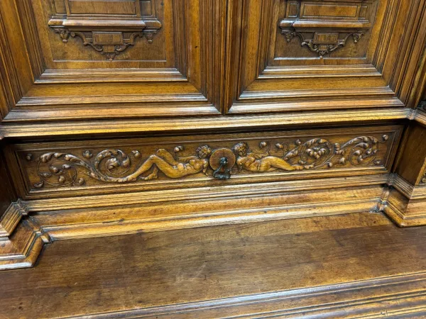 BUFFET DEUX CORPS SCULPTE RENAISSANCE