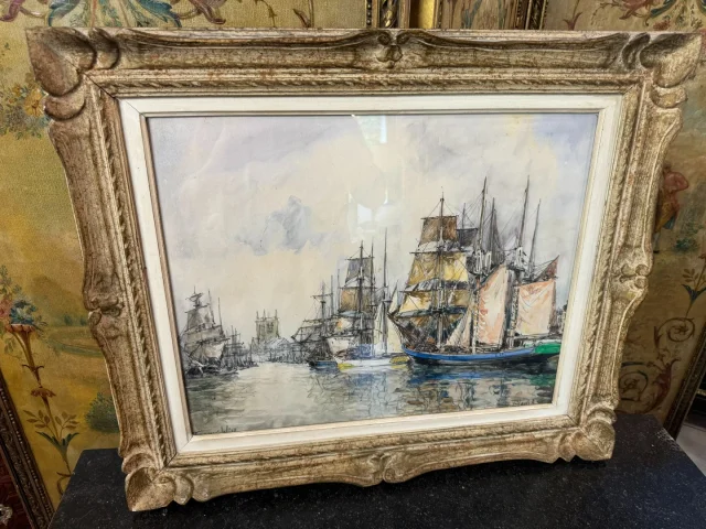AQUARELLE LES MORUTIERS FRANK WILL