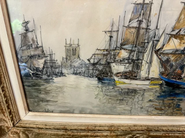 AQUARELLE LES MORUTIERS FRANK WILL