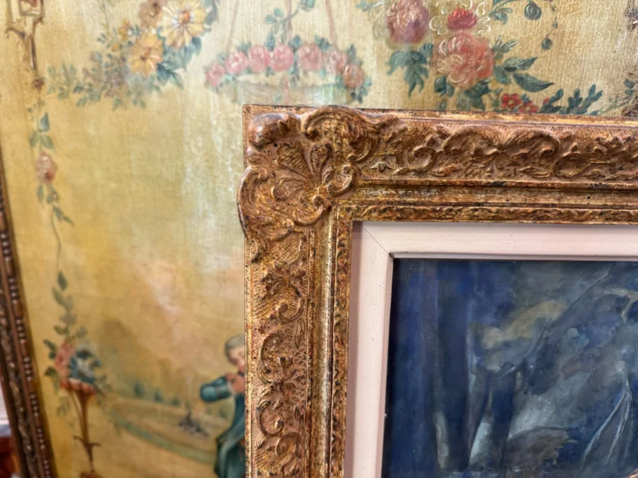 GOUACH AUF PAPIER nach F. BOUCHER