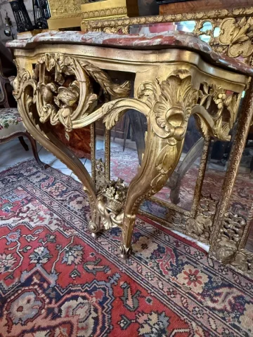 NAPOLEON III PERIOD CONSOLE TABLE
