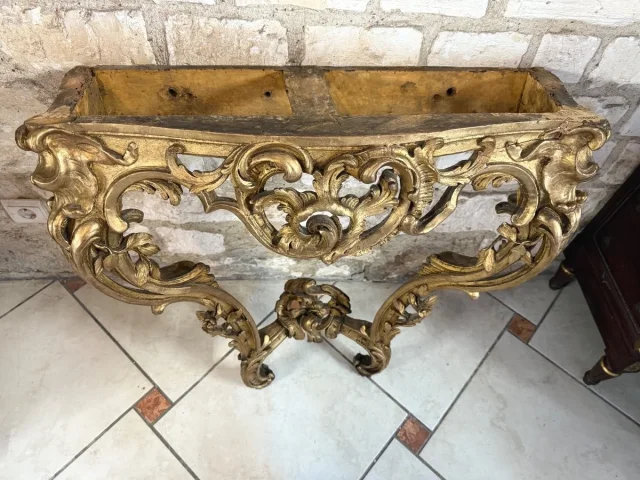 CONSOLE APPLIQUE LOUIS XV - 18ème