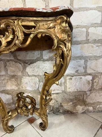 CONSOLE APPLIQUE LOUIS XV - 18ème