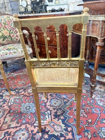 PAIR OF LOUIS XVI STYLE CHAIRS