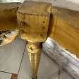 CONSOLE EN BOIS DORE LOUIS XVI 18ème