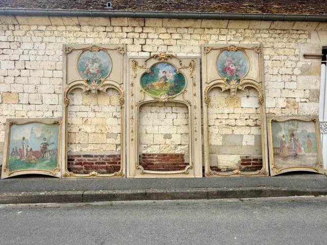 LOUIS XV STYLE WOOD PANNELING
