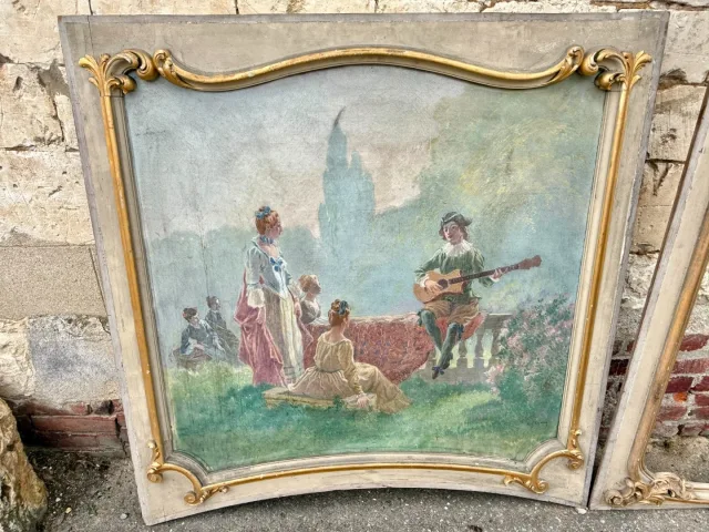 LOUIS XV STYLE WOOD PANNELING