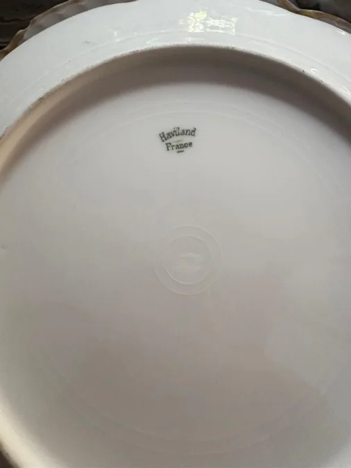 SERVICE DE TABLE HAVILAND FRANCE 74 PIECES