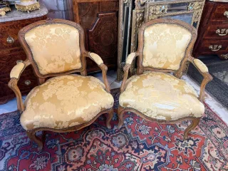COPPIA DI POLTRONE EPOCA LUIGI XV