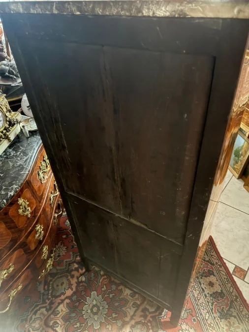 SECRETAIRE SEMAINIER ESTAMPILLE ISAAC SIMON REBOUR , EPOQUE TRANSITION , XVIII°