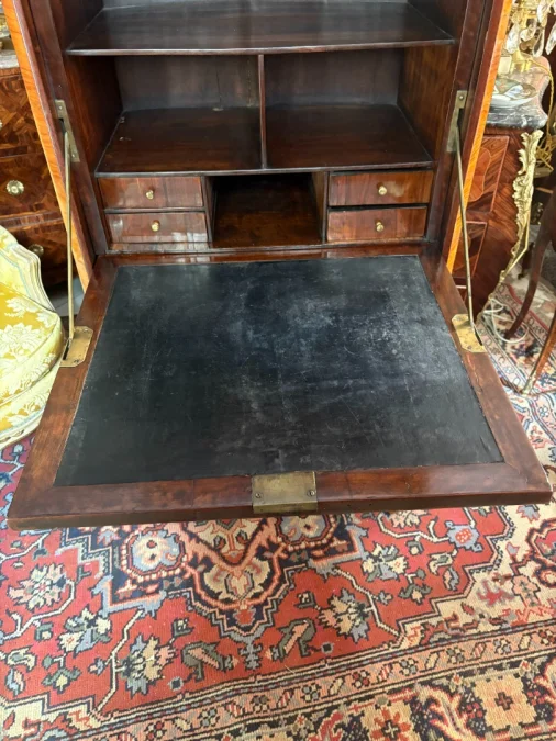 SECRETAIRE SEMAINIER ESTAMPILLE ISAAC SIMON REBOUR , EPOQUE TRANSITION , XVIII°